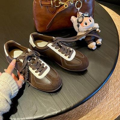 [Фанфна] 2025 осень новые универсальные спортивные туфли на толстой подошве, немецкие тренировочные туфли, женские универсальные и удобные туфли Форреста Гампа