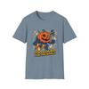Unisex Softstyle T-Shirt Jack-O'-Lantern Jetpack Funny Halloween Space Ghost Tee