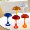 Креативный светодиодный грибовидный светильник, перезаряжаемый настольный светильник, сенсорное освещение для гостиной, прикроватного кабинета, украшения отеля