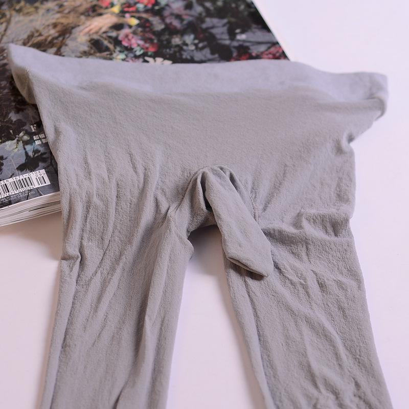 Мужские бесшовные колготки 360° с пятью пальцами - ультратонкие прозрачные дышащие носки средней высоты талии