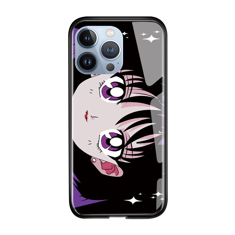 Чехол для телефона из закаленного стекла для Samsung A06 A12 A16 A22 A32 A34 A53 A56 S20FE S23 S25 iPhone 11 12 13 14 15 16 17, мягкий край, противоударный, гладкий чехол
