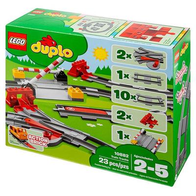 LEGO Duplo 10882 поезд железная дорога, разноцветный