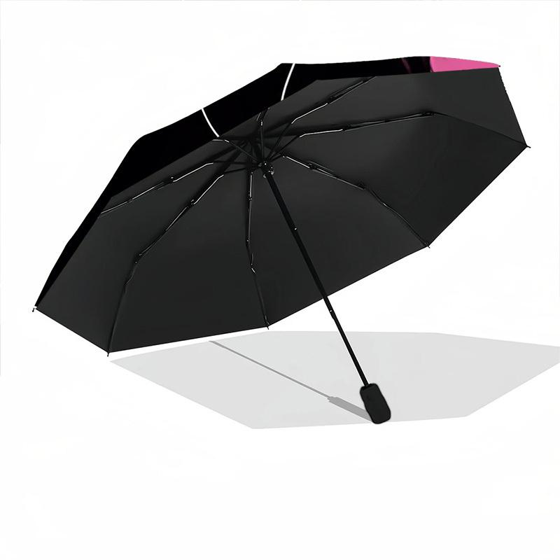 1pc Music Listener Automatic Open/Close Umbrella 8-Rib Strong Frame, Portable Travel Umbrella for Women & Men, Birthday Gift Parties 029