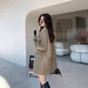 Fashionable and Casual Women's Spring and Autumn Loose Suit Jacket with Korean Design and Open Slit