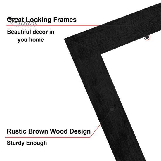 Деревянная фоторамка 5/6/7/8/10 дюймов A4 настенная простая в установке горизонтальная или вертикальная настольная фоторамка для показа на стене офиса