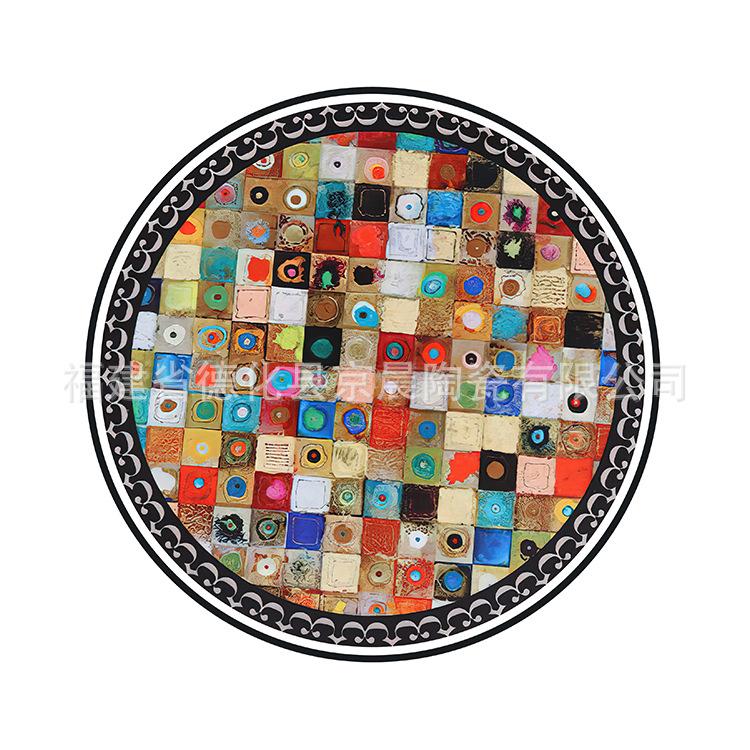 Прямой поставщик со склада керамическая подставка под горячее Amazon перекрестное зеркало взрывной хит нескользящая теплоизоляционная влаговпитывающая пробка керамическая подставка под горячее