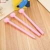 10pcs Cartoon Kawaii Stationery Black Ink Writing Pen Comfortable Love Heart Neutral Pen  Gift