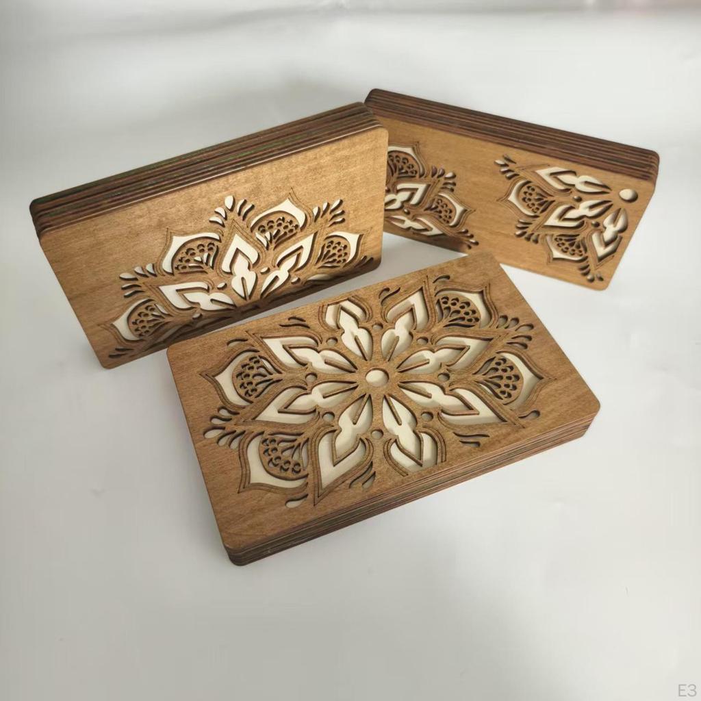 Лоток для классификации счетов, Деревянная доска с крышкой для хранения 'Коробка' для экрана