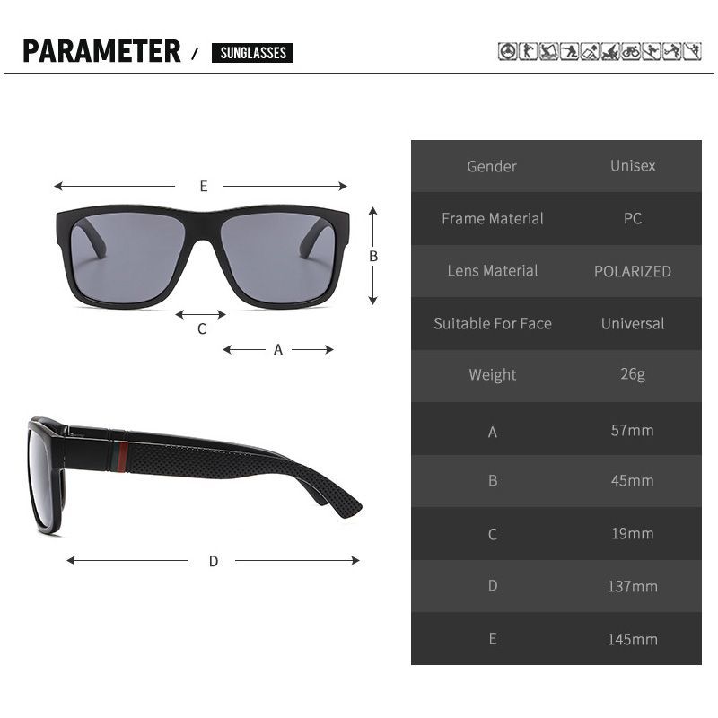 Солнцезащитные очки Мужские Высококачественные Уличные Очки Модные Квадратные Очки для Вождения Дорожные Солнцезащитные Очки