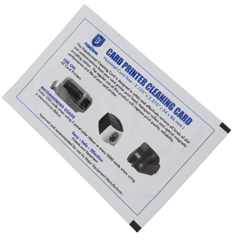 50pcs Credit Card Reader Cleaner POS Swipe Terminal Cleaning Cards for ATM Machines Card Printers