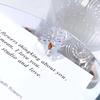 [Double Butterfly Yicai] Gradual Change Enamel Butterfly Opening Ring Women'S Light Luxury Niche Personality Advanced Sense Stacking Ring
