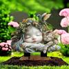 Artificial Fairy Garden Art Sculpture Cute Garden Floor Plugs Crafts Garden Stake Statue  Courtyard