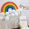 DIY Радужное Украшение из Воздушных Шаров для Празднования Первого Дня Рождения