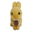Graceful Animal In Rabbit Sitting Beige Plush Toy Total Length 23cm (Made Japan) I-6051