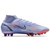 Kylian Mbappé X Nike Mercurial Superfly 8 Elite AG Flames Unisex Sneakers Purple Light-Thistle Indigo-Burst DJ3973-506