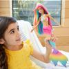 Barbie Rainbow Colorful Mermaid Barbie Doll Ages 3 and Up Rainbow GTF89 Magic! Dress-up Doll/House