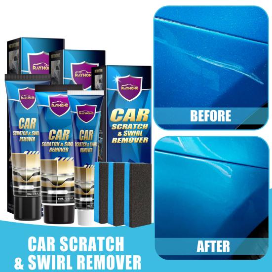 Car Scratch Repair Paste Paint Scratch Remover with Cleaning Sponge Car Scratch Repair