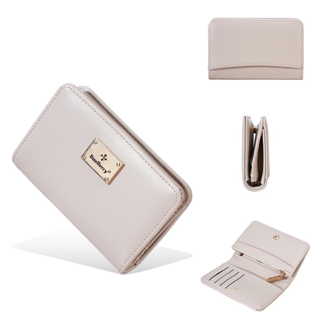 Womens Wallet Cardholder Pu Leather Multi Card Slots Cash Organizer For Daily Use