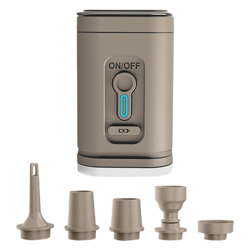 Беспроводной воздушный насос, уличный мини-надувной насос с фонарем для кемпинга, интерфейс типа C, воздушный компрессор для воздушных диванов, матрасов, воздуха и воды