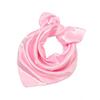 60*60cm Women Elegant Square Scarf Solid Small Hair Tie Band For Business Party Head Neck Silk Satin Scarf