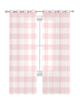 Шторы из розового тюля в клетку для гостиной, спальни, кухни, украшения, шифоновая прозрачная вуаль, занавески для окон, прозрачная драпировка