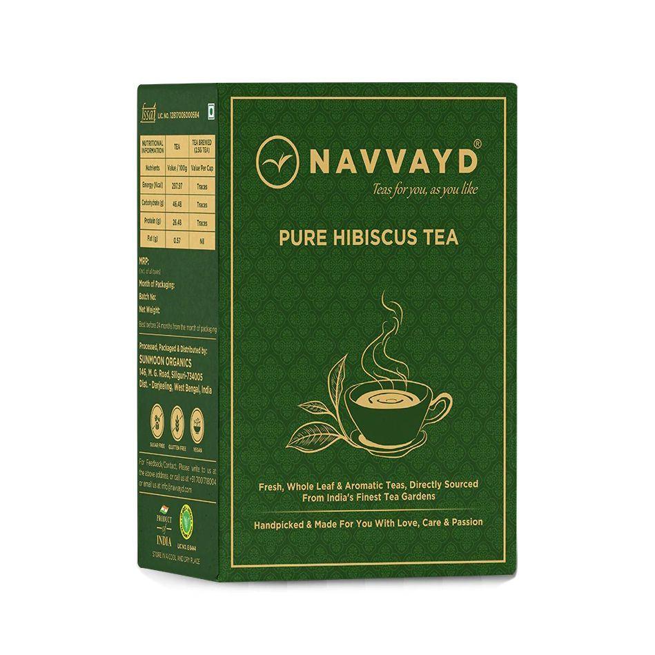 Natural Hibiscus Tea (100 G), Pure Hibiscus Tea Navvayd