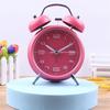 Alarm Clock, Noiseless Clock with Light and Noiseless for Heavy Sleepers 4.6" Analogue Alarm Clock
