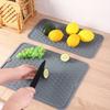 Силиконовый дренажный коврик Водонепроницаемый кухонный столовый прибор Коврики для посуды Подвесные нескользящие водонепроницаемые настольные салфетки Изоляционная подложка