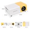Mini Portable LED Outdoor Mini HD 1080P Mobile Projector Children's Projector Ultra-clear Projector, Mini Portable Proj
