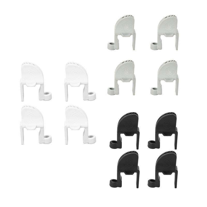 Pontoon Rail Hanger Flexible Use Boat Accessories Nylon Versatile Pontoon Boat Clips for 1in and 1.25in Rectangular Tube