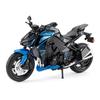 1/12 Scale Kawasaki Z1000 Street Cars Motorcycle Diecast Model Car Alloy Metal Shock Absorption Sound Light Simulation Motors for Boys
