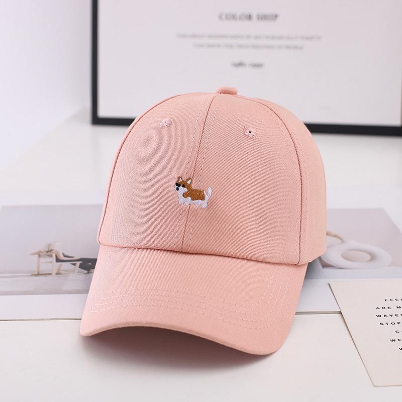 Бейсболка Весна и Осень Женская Жесткий Козырек Милая Модная Мужская Кепка Универсальная Вышитая Шляпа Козырек Лето
