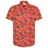 Men's Tropical Leaves Short-Sleeved Shirt