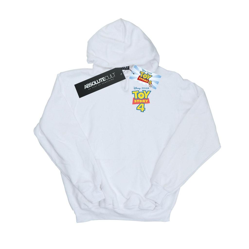 Disney Girls Toy Story 4 Logo Breast Print Hoodie
