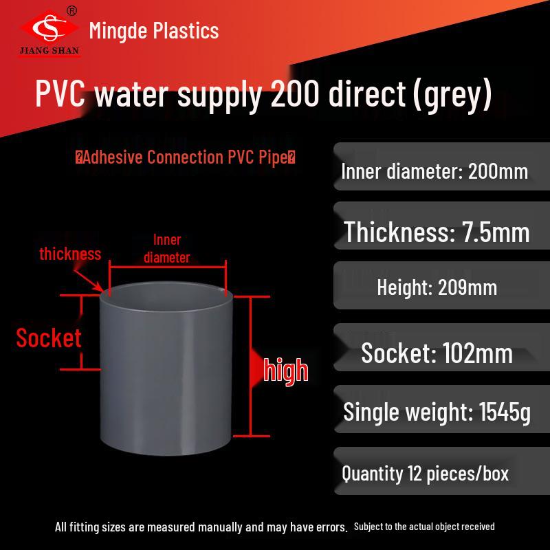 ПВХ Двусторонний Прямой Хомут для Фитингов Водоснабжения