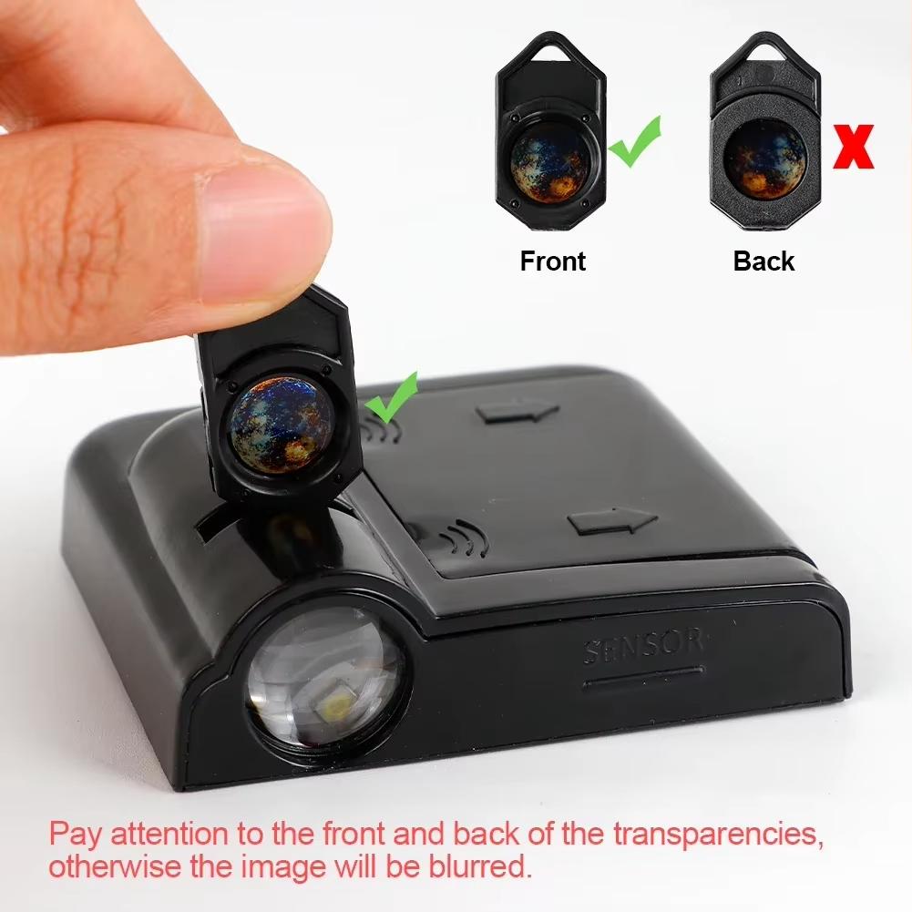 INS Лампа-проектор Луны Фоновый проектор Ночник Реквизит для фото Настенная лампа Подарок на день рождения Вечеринка Украшение для дома Спальня