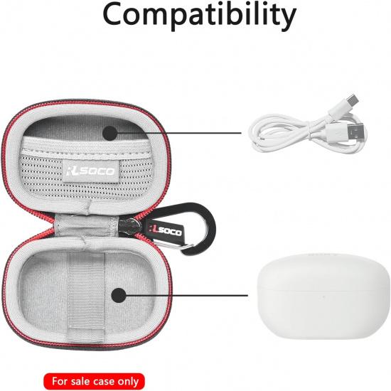 Жесткий кейс RLSOCO для Sony WF-1000XM5 Лучшие полностью беспроводные наушники с шумоподавлением (черный)
