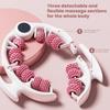Leg Massage Roller Anti-Cellulite Lymphatic Drainage Deep Tissue Therapy Thighs Arm Back Shoulder Muscle Relaxation Massage Tool with 14 Rollers