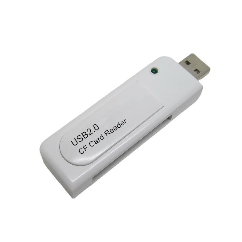 USB 2.0 CF Card Reader for CCD Digital Camera Compact Flash Memory Card Viewer Writer Data Transfer Adapter Extend Memory Dongle