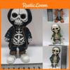 Очаровательные полимерные фигурки скелетов ручной работы Шанцзина, уникальные аксессуары для стола и автомобиля, варианты A/b/c/d