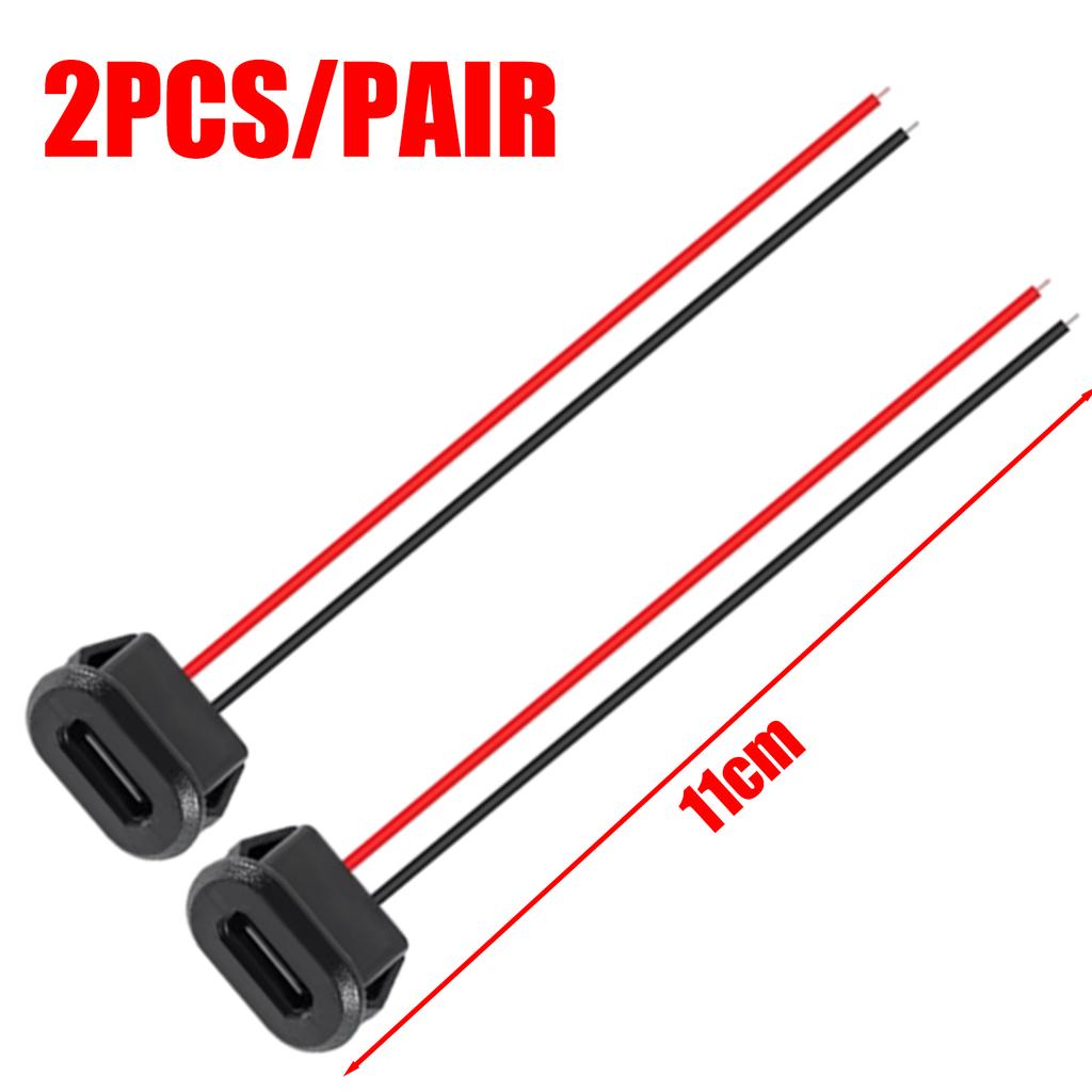 20/10/4/2pcs Type C Charger Plug Socket Connector Jack Female USB-C with Card Buckle 3A High Current Fast Charging Jack Port