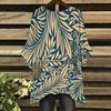 Women's large-size short-sleeved T-shirt with irregular hem design