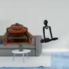 Миниатюрный диван-кушетка Одноместное кресло Модель Аксессуар для DIY Мебель Комната Микро-ландшафт Подарок