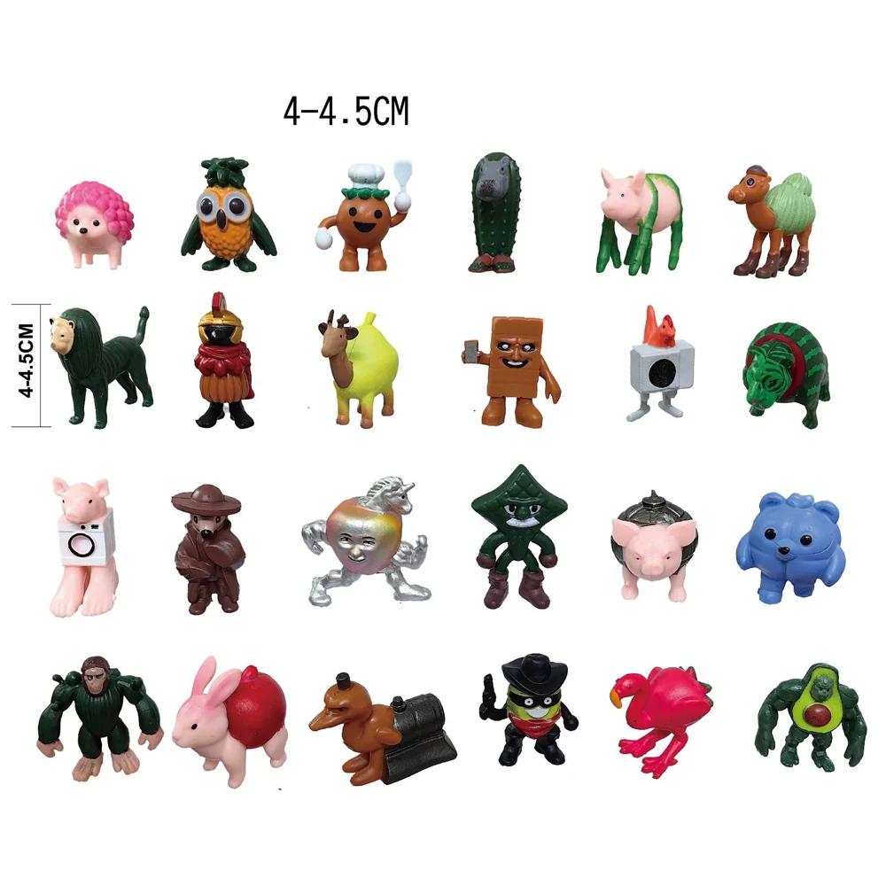 8-24 шт. Итальянский набор фигурок Brainrot Anime Tung Tung Sahur Tralalero Tralala Bombardino Crocodilo Фигурки Модель Игрушка Подарки