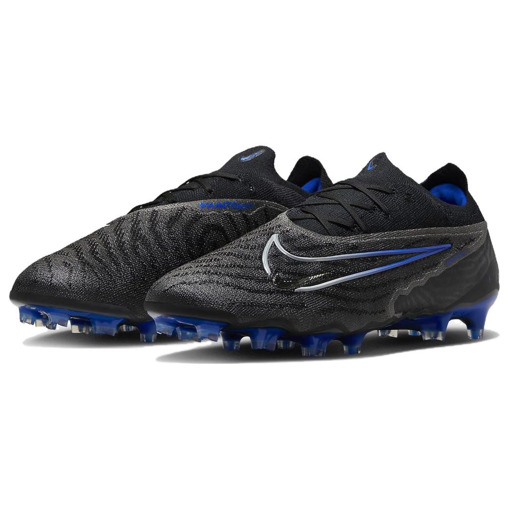 Nike Phantom GX Elite Gripknit FG Shadow Pack Unisex Sneakers Black Hyper-Royal Chrome DC9968-040