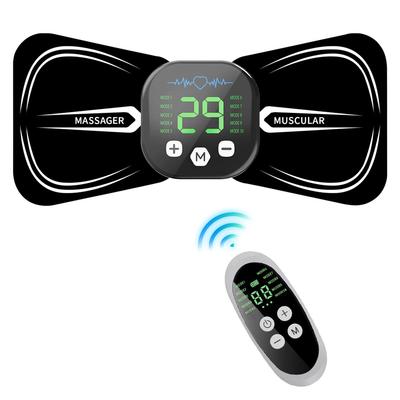 Массажер для шеи Массаж тела EMS Электрический шейный массажный пластырь Низкочастотный импульсный стимулятор мышц Подушечки Облегчение боли Расслабление