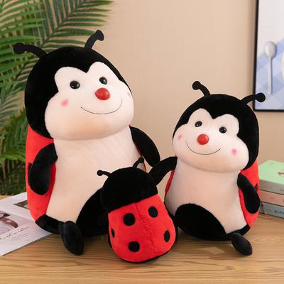 Seven-spot Ladybug Plush Toy Doll Creative Cute Scarab Beetle Doll Rag Doll