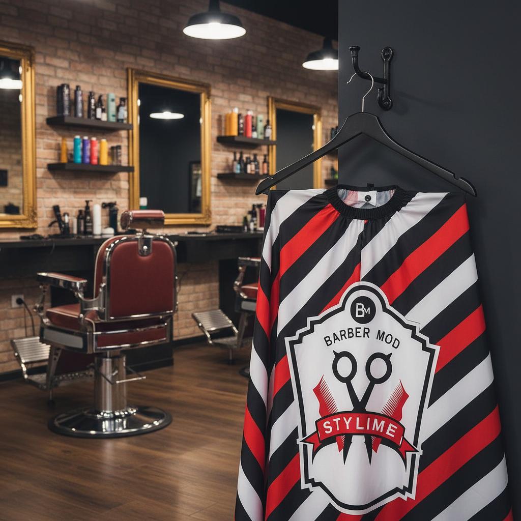 Barber' Hairdressing Cape for the Salon Large Haircut 140x150