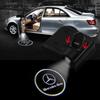 Горячее 2025 Для AMG W124 2025 Горячая Новинка 2 шт. Логотип Автомобиля Приветственный Свет Лазерный Проектор Лампа Для Mercedes benz AMG A B R G Класса GLK GLA