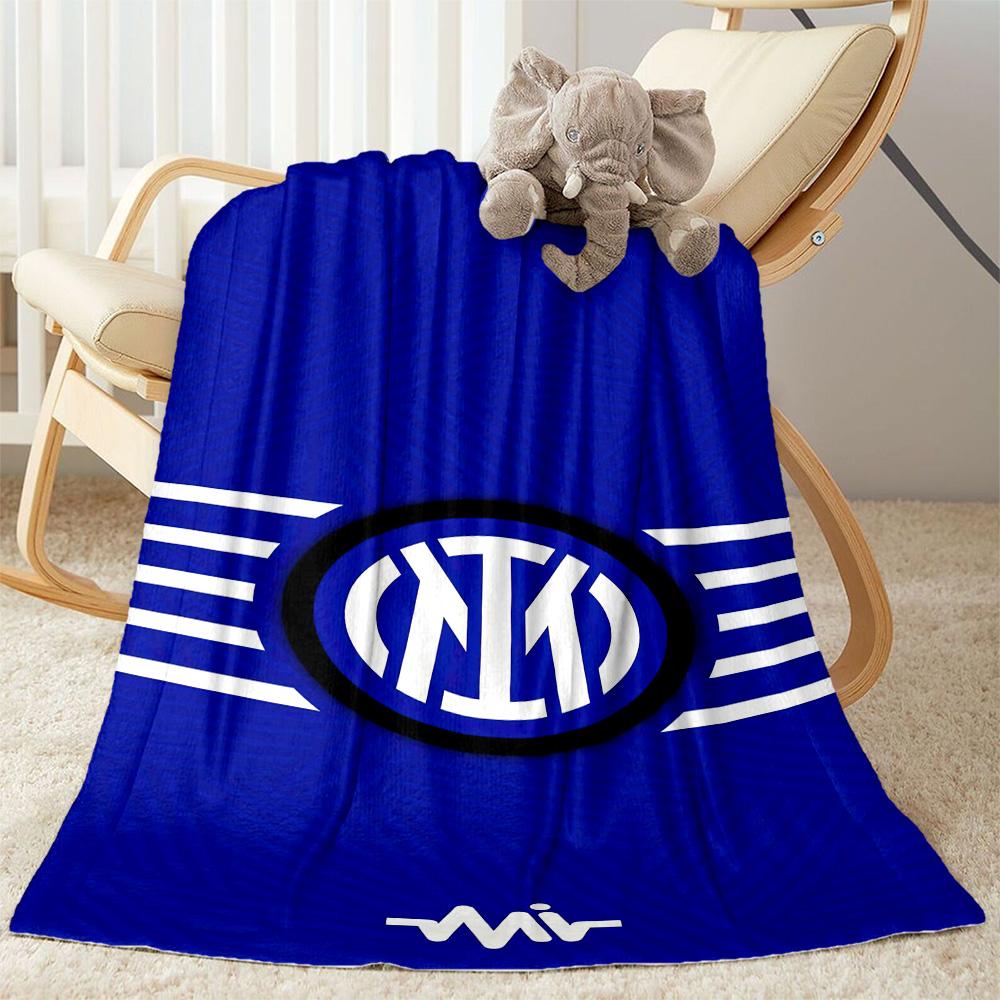 Inter Milan Blanket Soft Warm Cozy Great For Livingroom Chair Office Chair Allseason Use Warmthful Decor Ideal Gift For Friends Family Couples Picnic